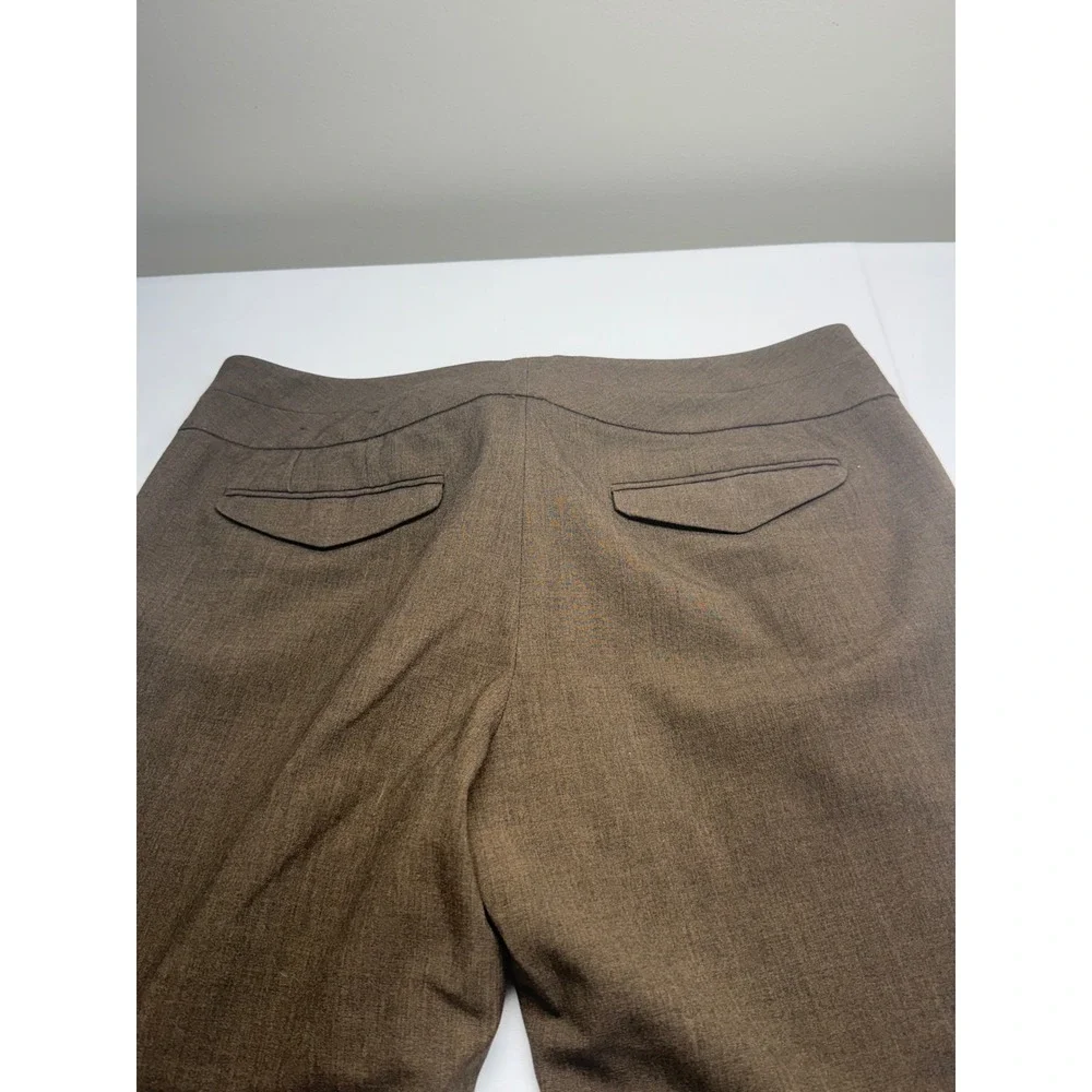 Victor Victor Alfaro Brown Wide Leg Dress Pants Trouser Size 10 Business Formal
